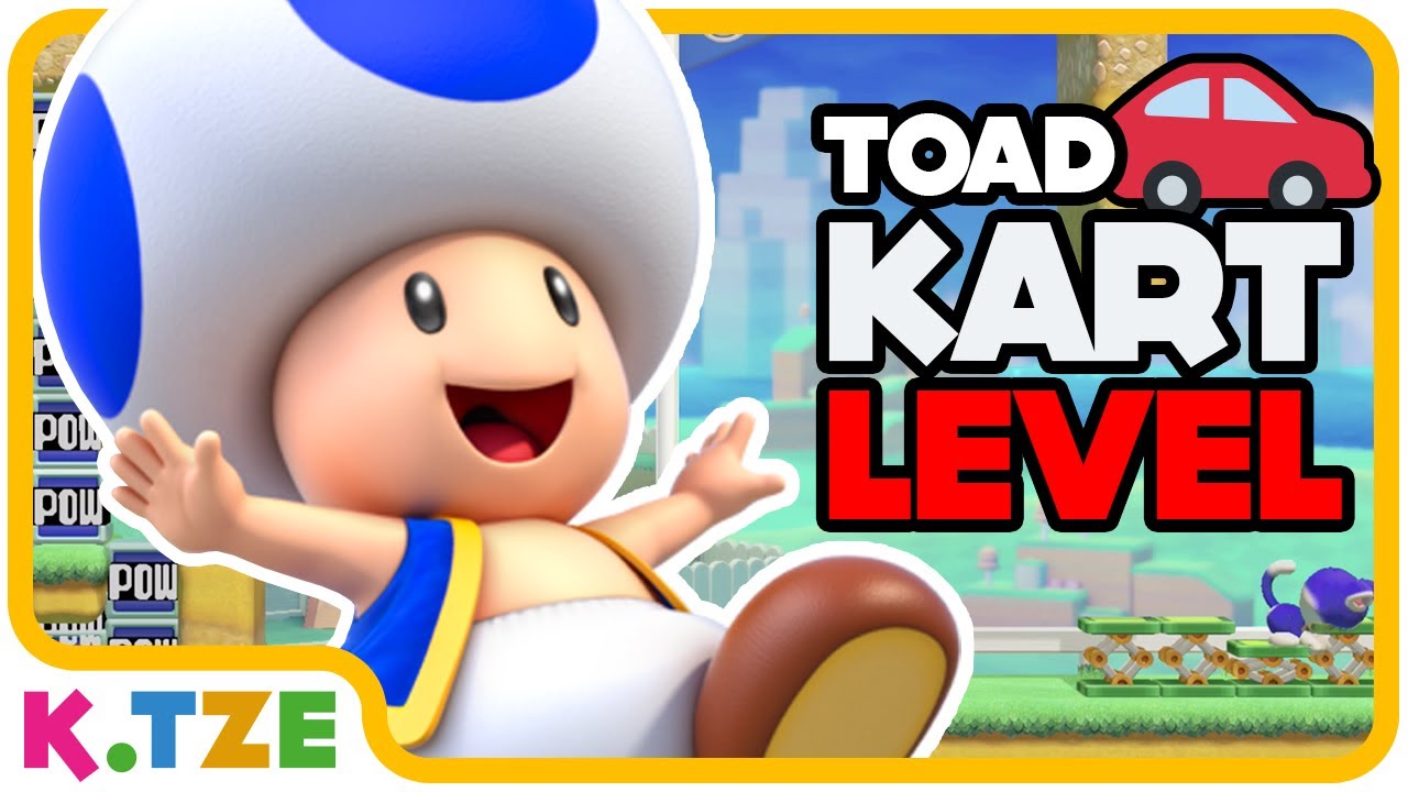 Toad Kart?! 🏎😂 Super Mario Maker 2 | K.Tze
