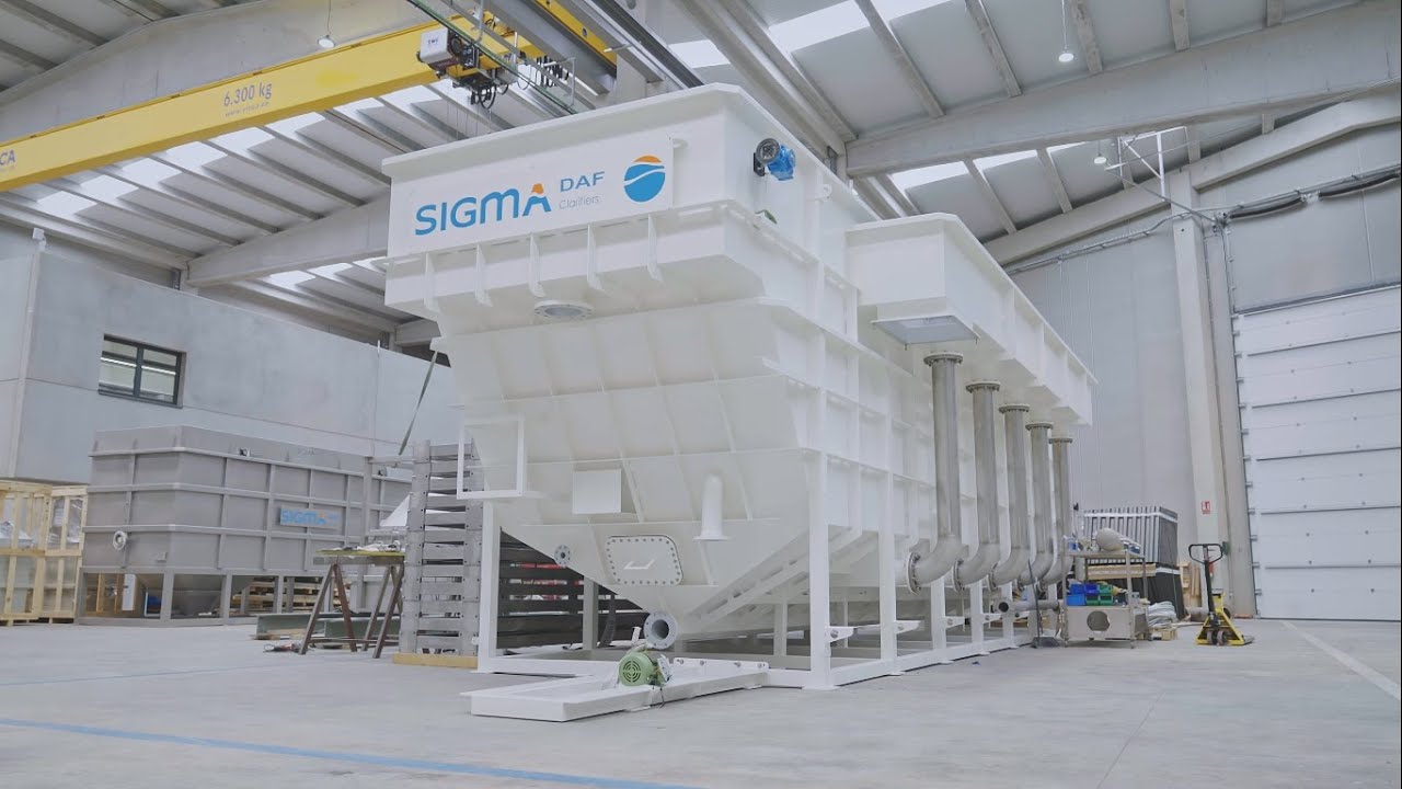 Design and manufacturing of dissolved air flotation (DAF) systems | SIGMADAF Clarifiers
