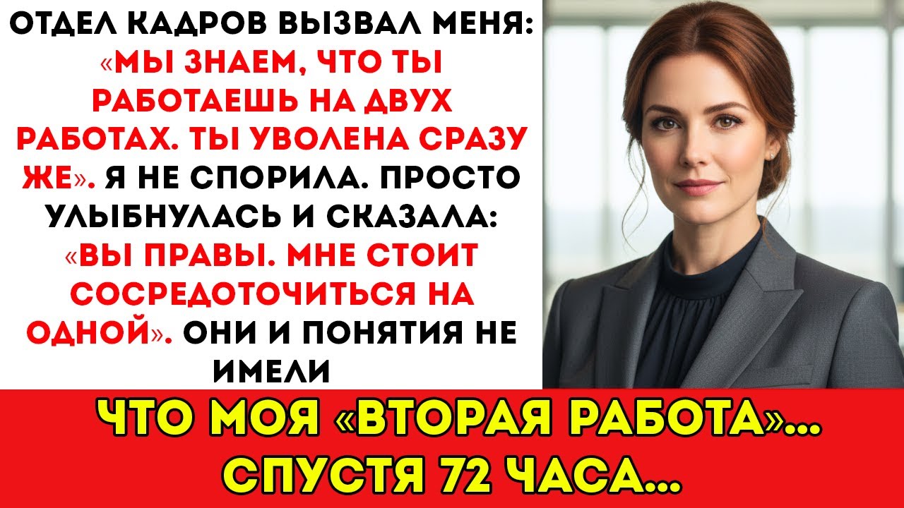 Меня уволили за «две работы» — но отдел кадров не проверил, какие именно две работы у меня были