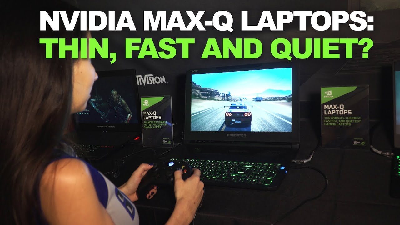NVIDIA's Max-Q laptops push the limits of portable power
