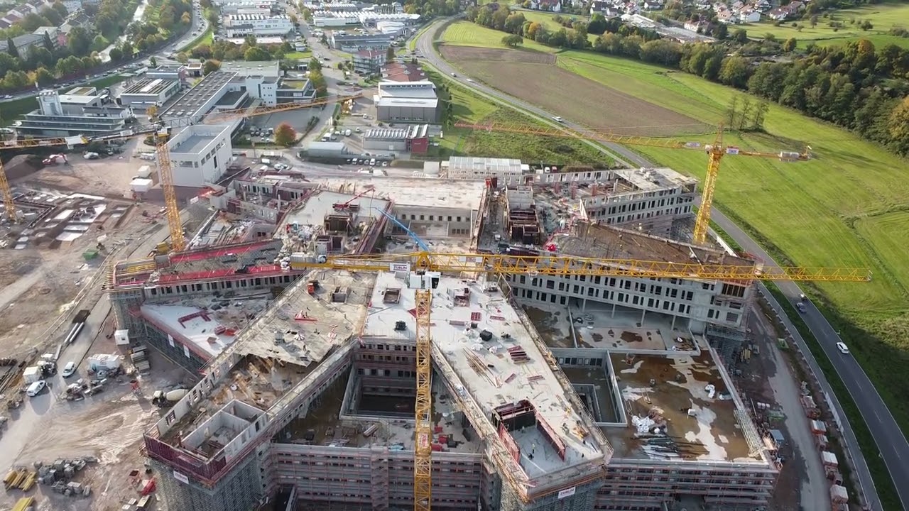 Drohnenflug Zentralklinikum Lörrach