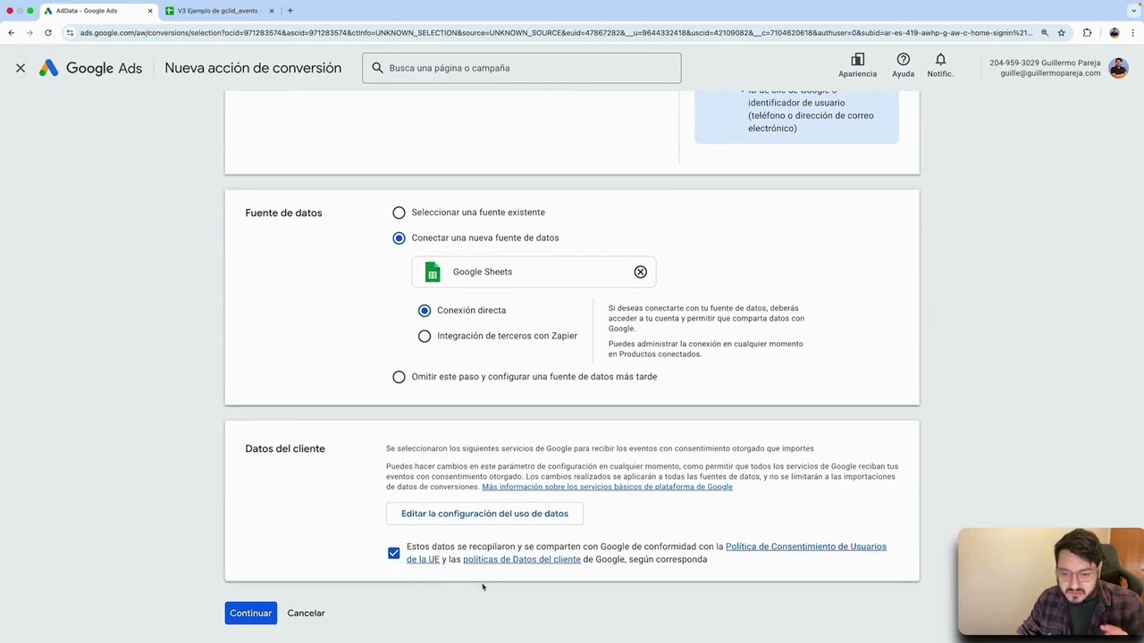 Cómo Importar Conversiones Offline en Google Ads desde Google Sheets