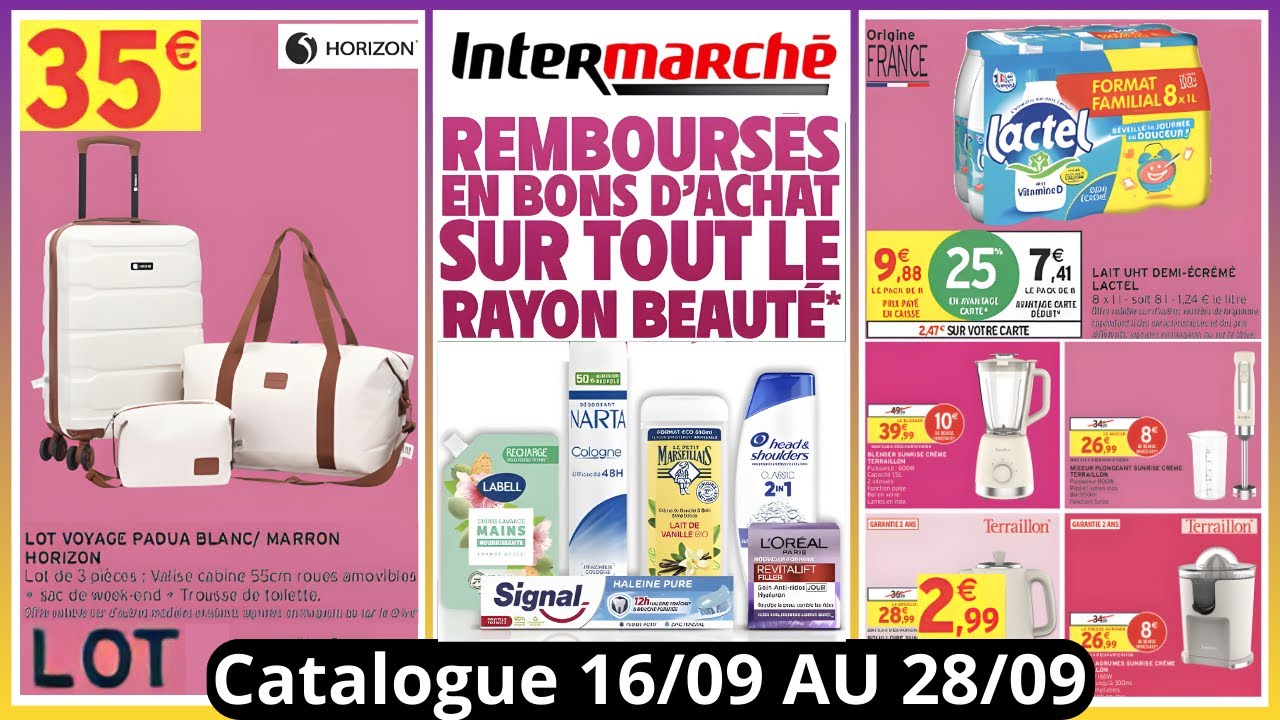 Nouveau Catalogue Intermarché De La Semaine du 16/09/25 Au 28/09/25 Catalogue Intermarché France