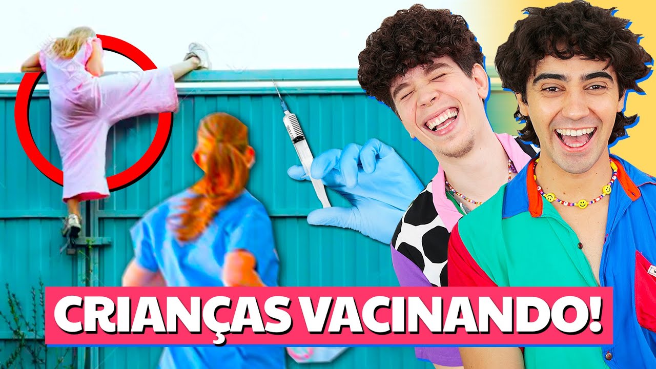 AS CRIANÇAS MAIS ENGRAÇADAS TOMANDO VACINA KKKK