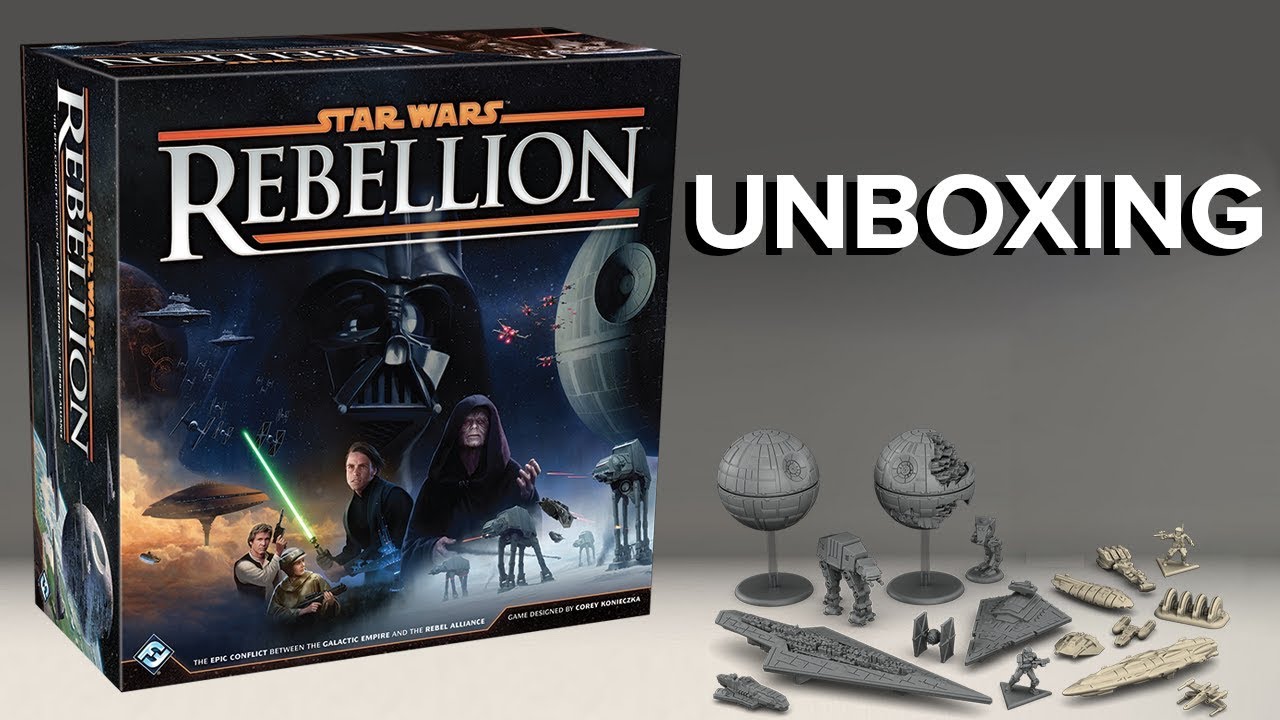 Kibonttottuk a világ legjobb Star Wars társasjátékát | Star Wars Lázadás unboxing