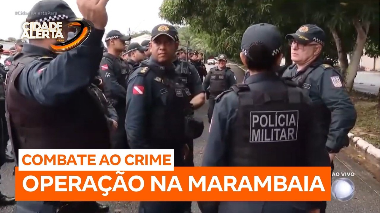Polícia Militar realiza operação intensiva em combate ao crime na Marambaia, em Belém