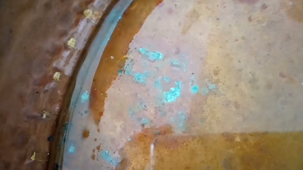 Making Verdigris Pigment- Green
