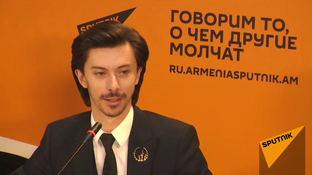 Георгий Кот. Пресс-конференция в Ереване.