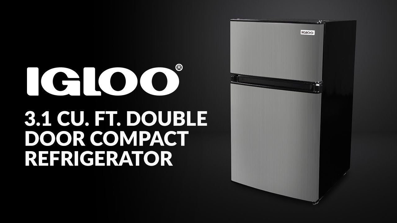 IRF31DDSS | IGLOO 3.1 Cu. Ft. Stainless Steel Double Door Refrigerator