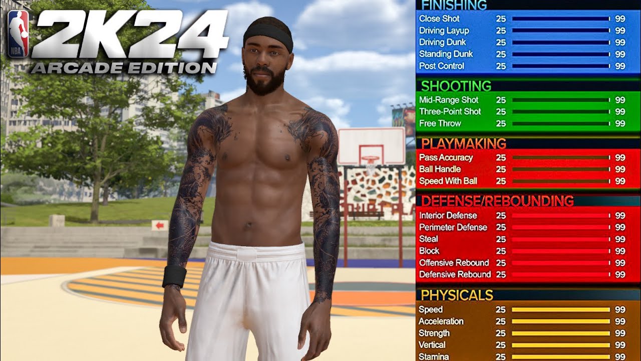 NBA 2K24 Arcade Edition My Career Ep1 - Creation of The AFRICAN MAMBA🐐