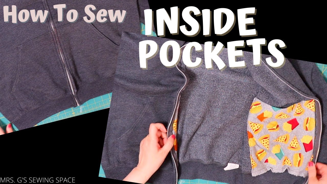 How to Sew Inside Pockets | Short TUTORIAL