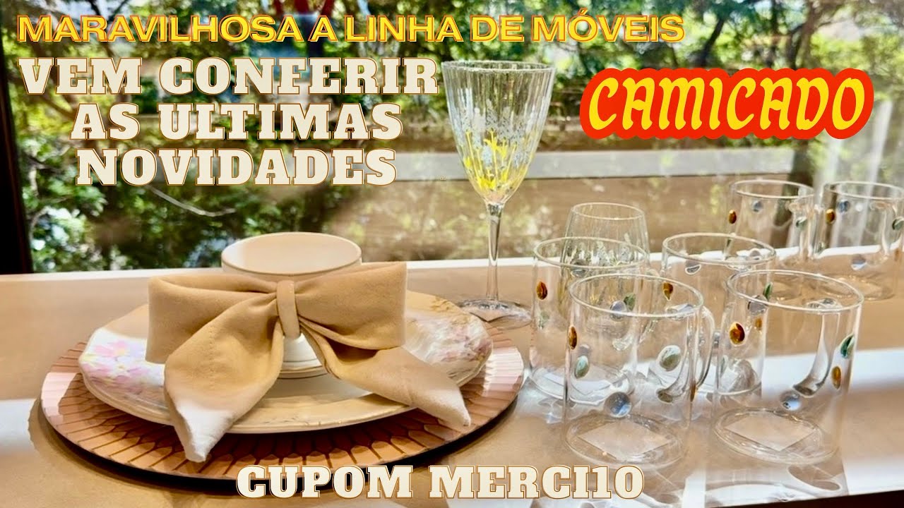 CAMICADO NA SUA CASA, COM CUPOM MERCI10.