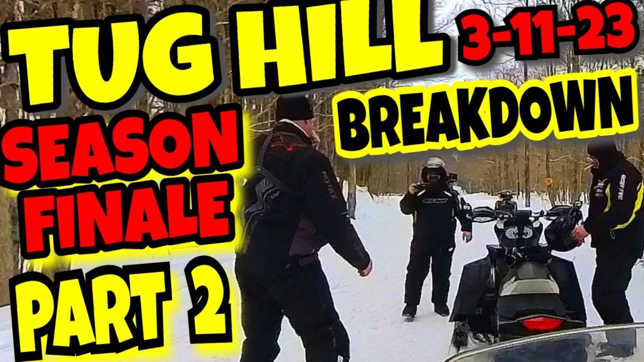 SLED BREAKDOWN !!  Final Ride of 2022-2023 Season Tug Hill 3-11-23 PART  2