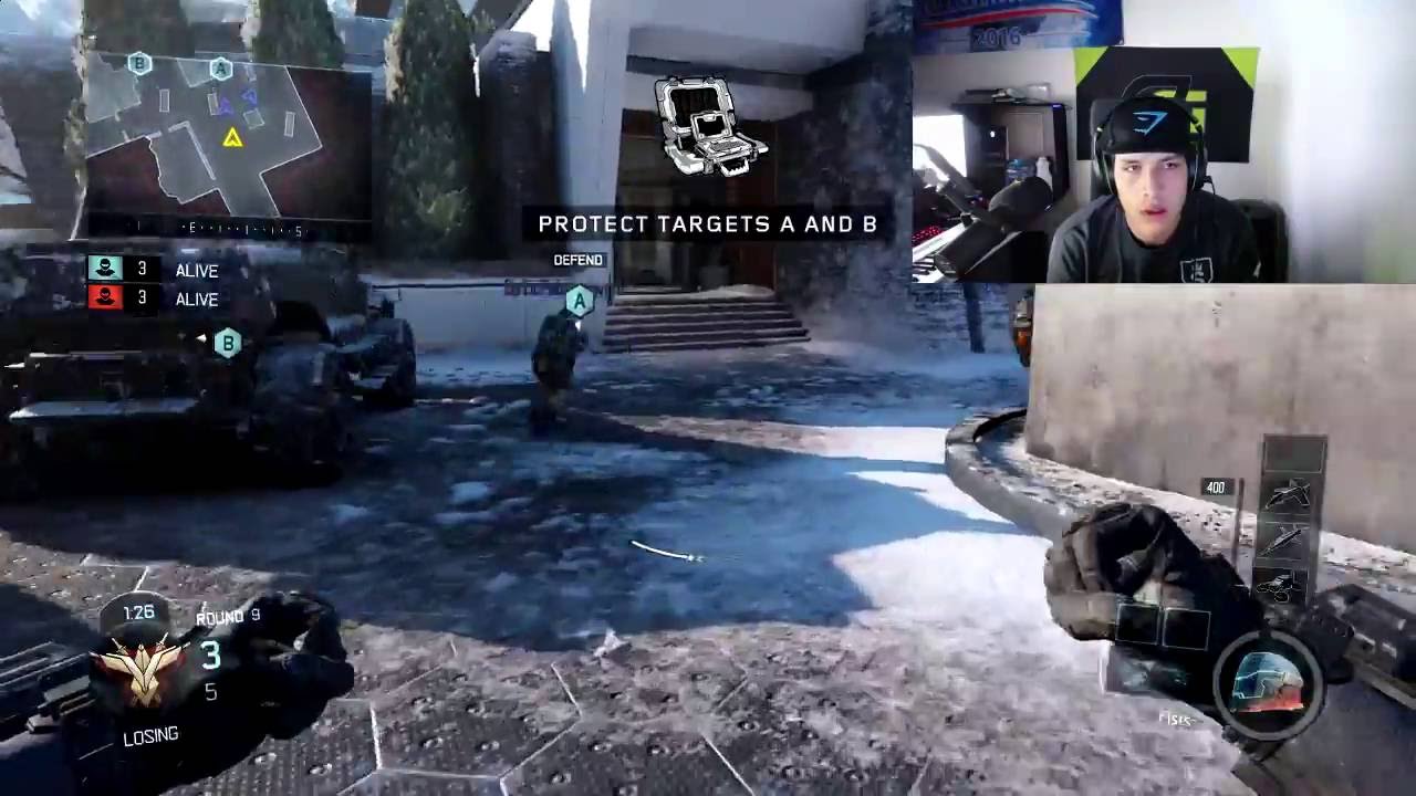 OPTIC HOUSE INSANE ROUND 11 SND... The shot that saved the game...