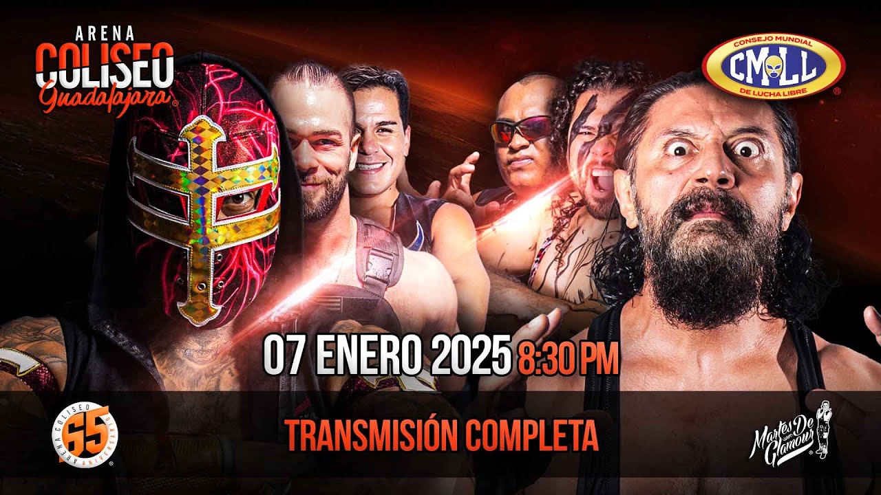 CMLL DESDE LA ARENA COLISEO DE GUADALAJARA: 7 DE ENERO 2025