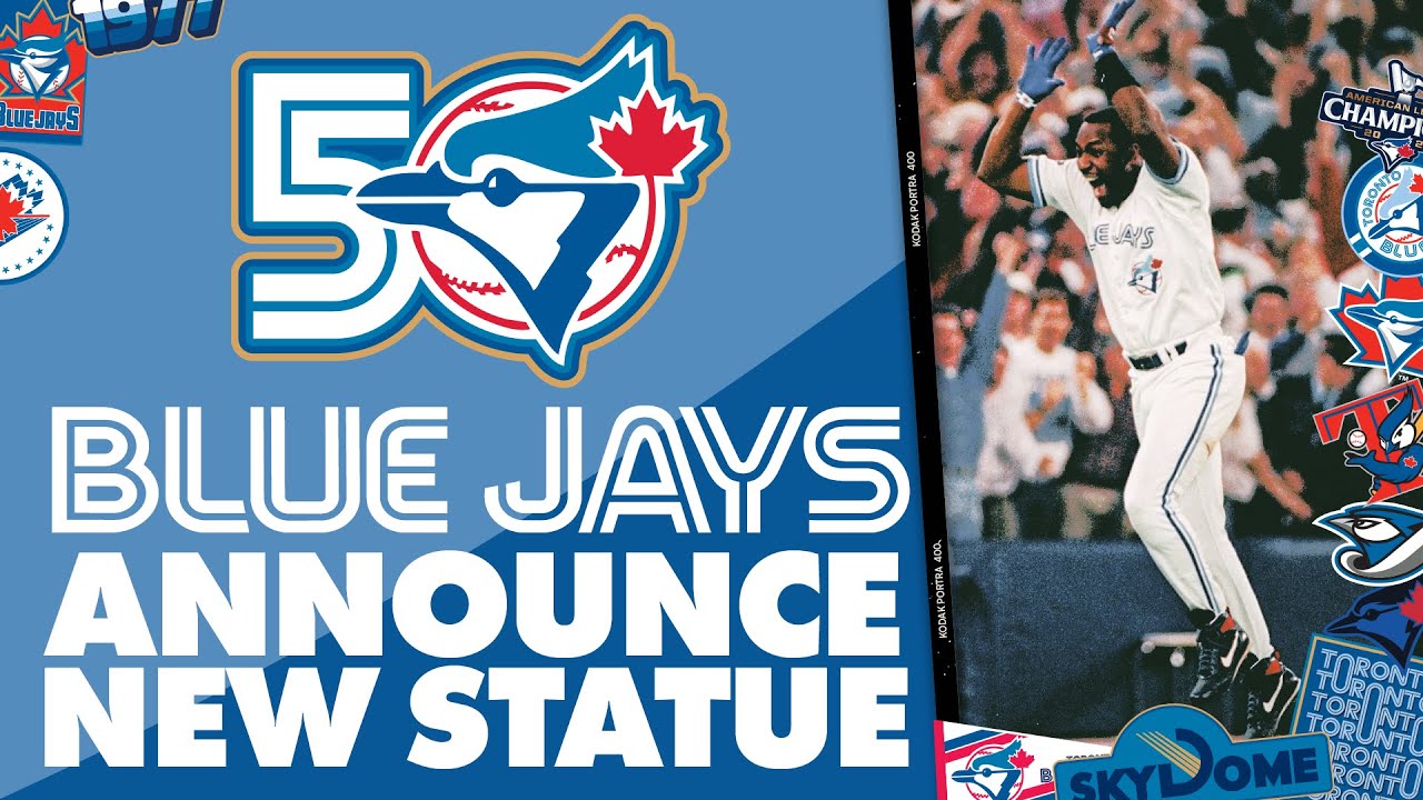 The moment Joe Carter learned about a NEW Blue Jays statue outside Rogers Centre 👀
