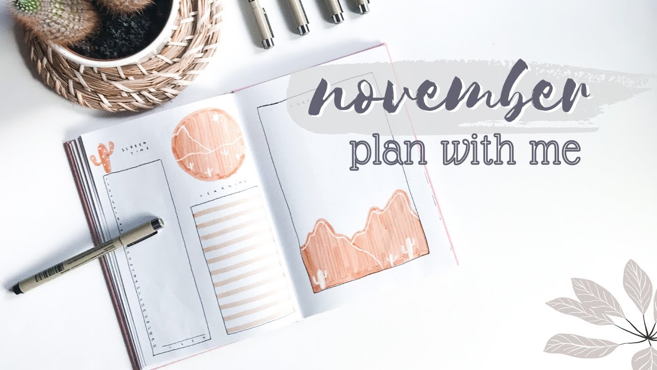 PLAN WITH ME NOVEMBER 2020 | November Bullet Journal Setup | Easy November 2020 Bullet Journal