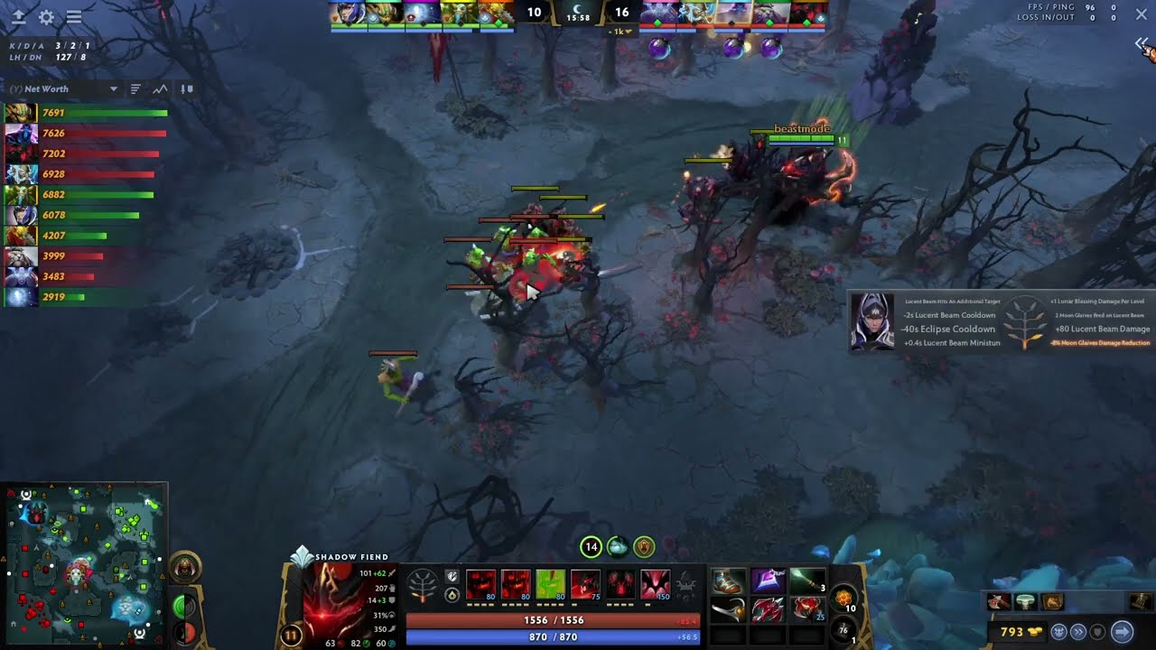 Player Perspective - SF Carry Immortal Gameplay / RAMPAGE!!