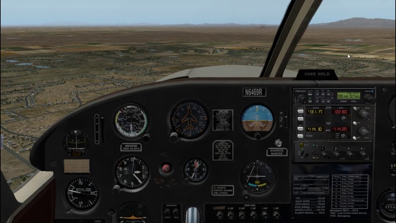 X-Plane 10 - VOR Navigation Tutorial