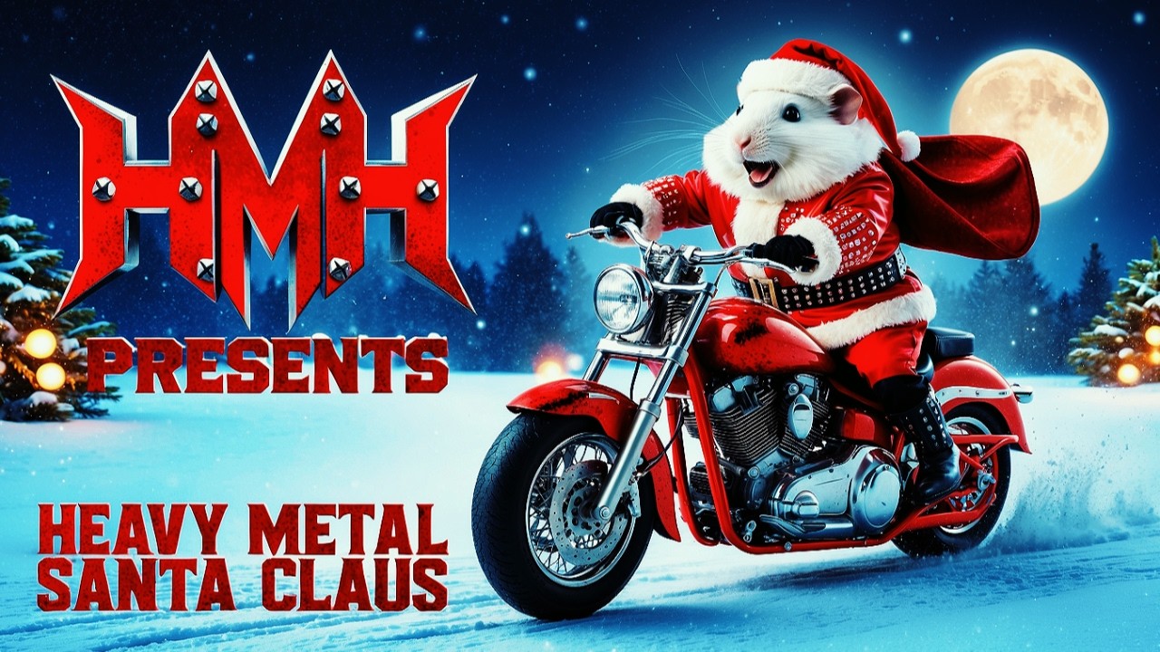 HEAVY METAL SANTA CLAUS - The Heavy Metal Hamsters Rock Christmas!
