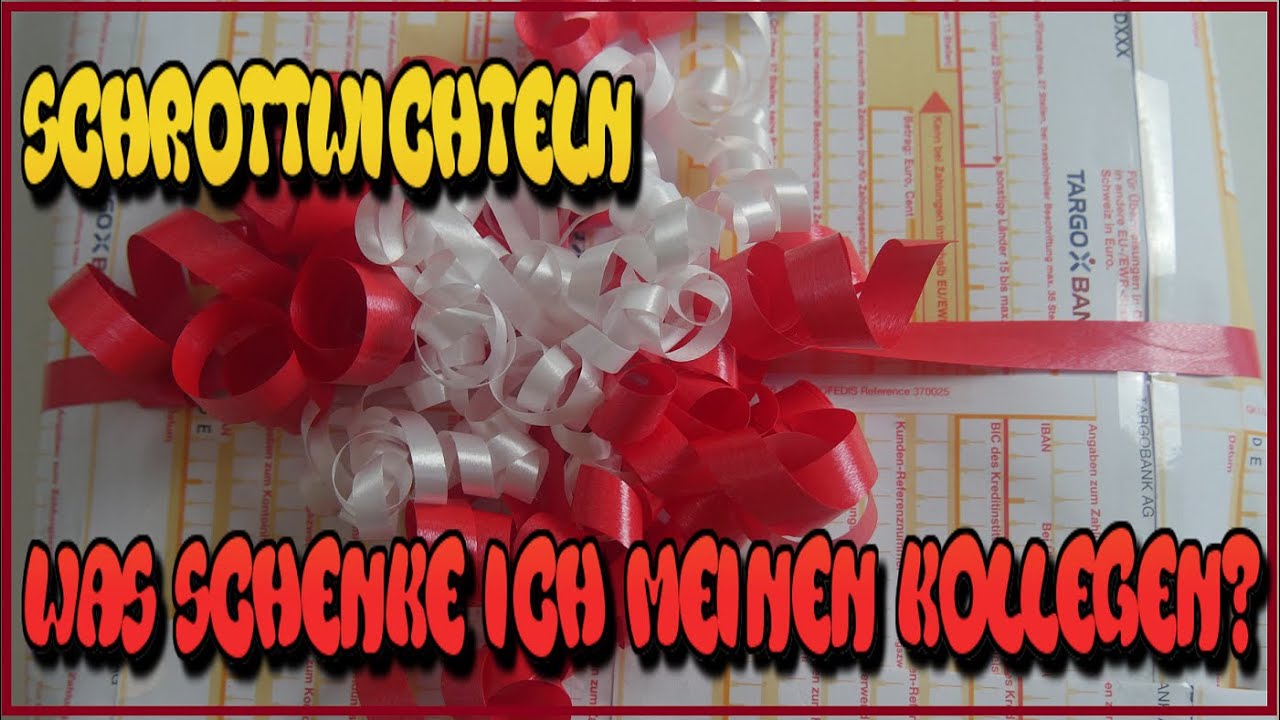 Julklapp - Schrottwichteln auf Arbeit | was w&auml;he ich aus | kreativ verpacken