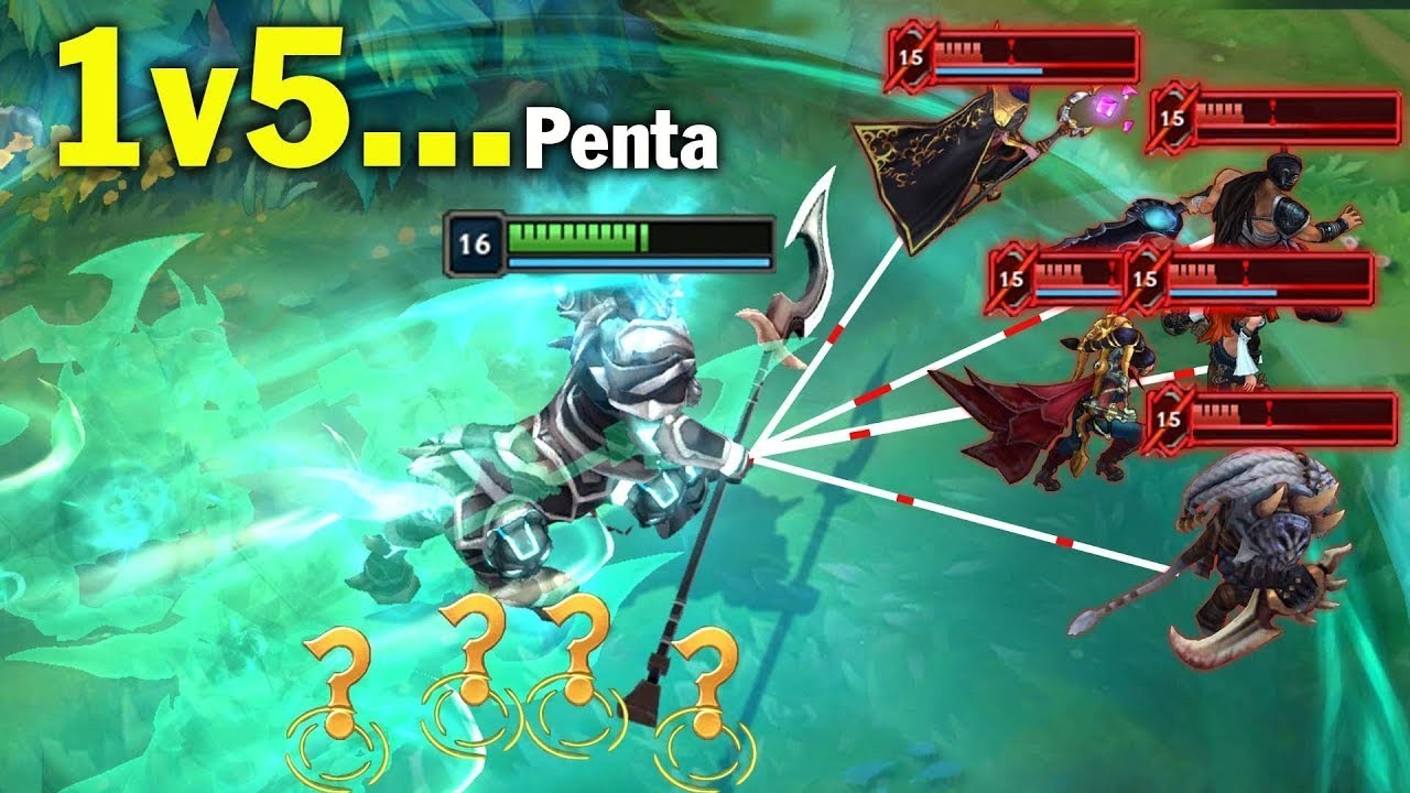 Hecarim Pentakill in 3 seconds in Grandmaster - League of Legends