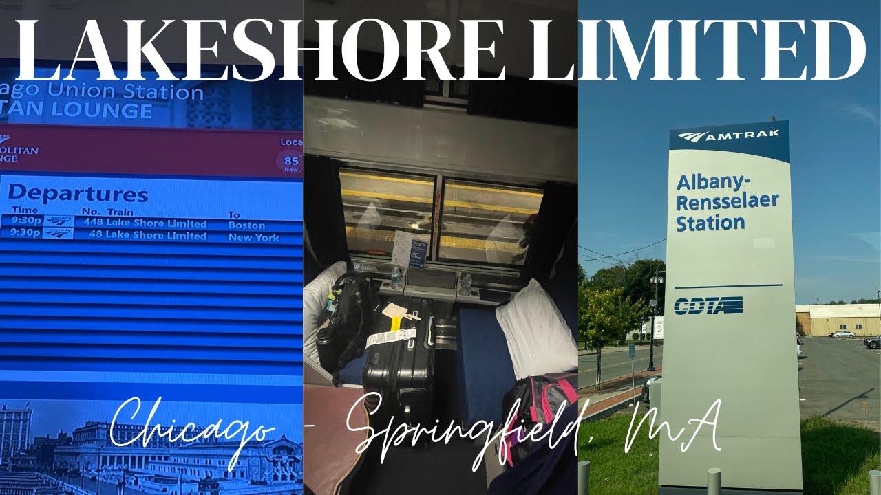 Taking Amtrak's Lakeshore Limited! [summer trip vlog 8]