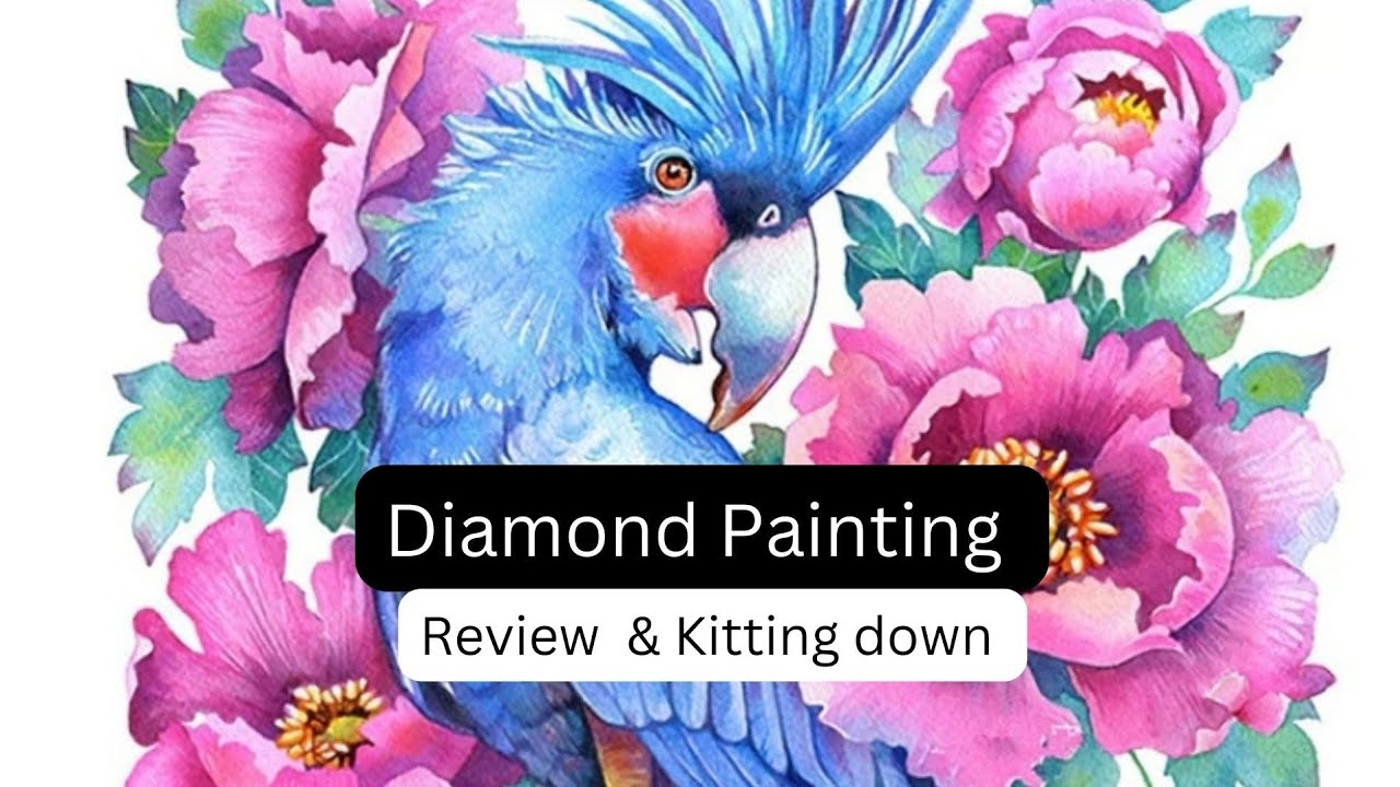 Diamond Painting 💎Review & Kitting down 💎 Manchmal hilft auch keine Paintprobe🙈😅