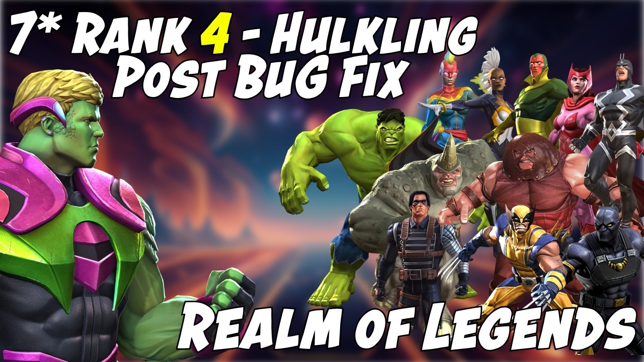 7* Rank 4 Hulkling (after the bug fix) - ROL Speed Run (w/original song)