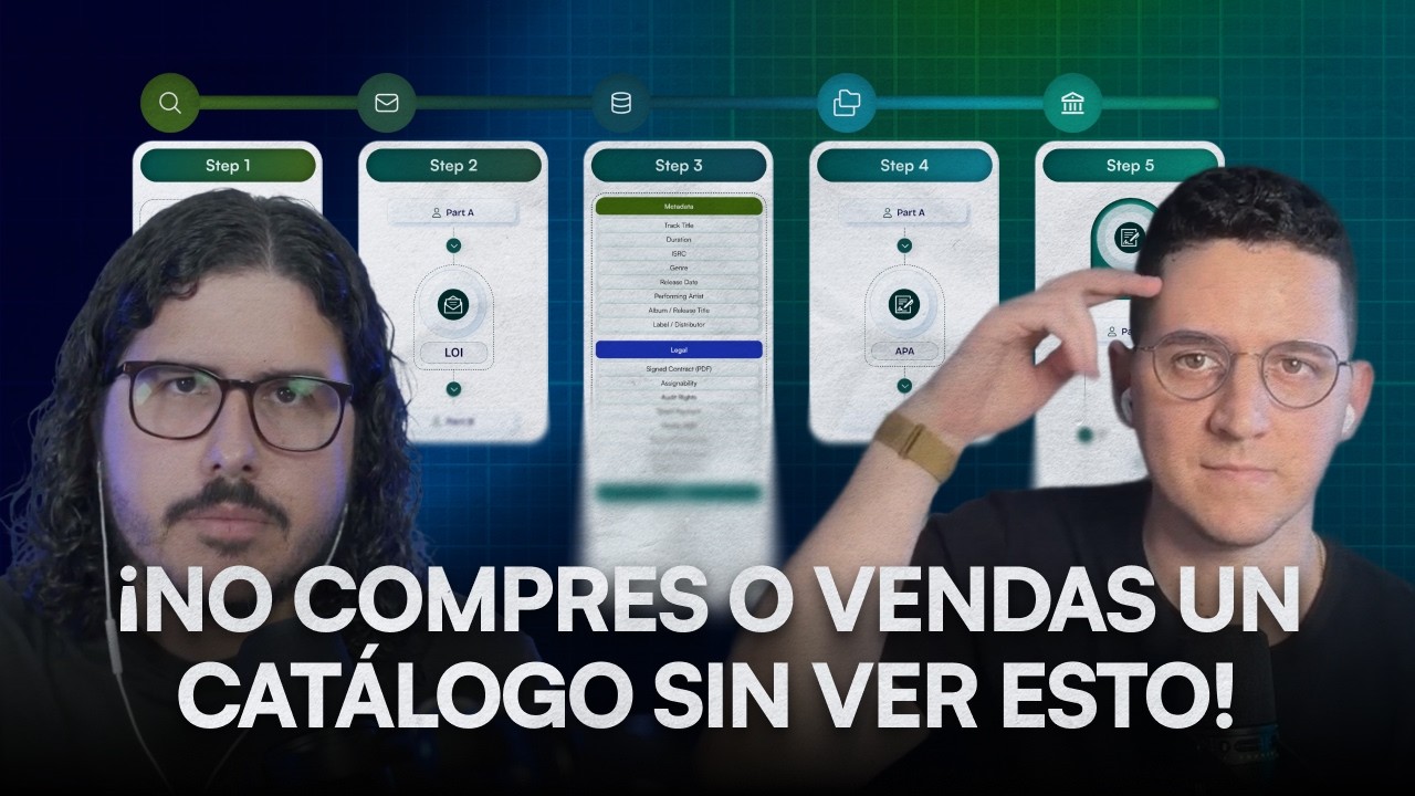5 Pasos para Negociar tu Cat&aacute;logo Musical Hoy