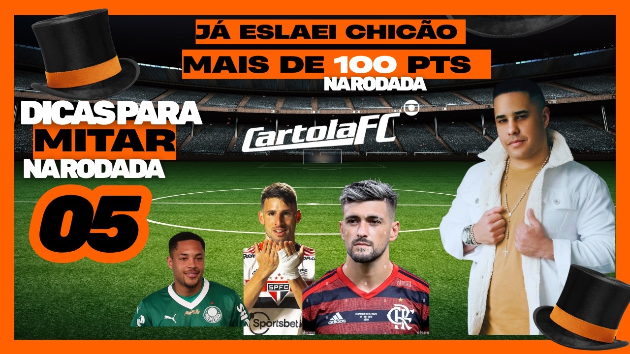 RODADA 5 DO CARTOLA | TOP 5 POR POSIÇÂO | DICAS