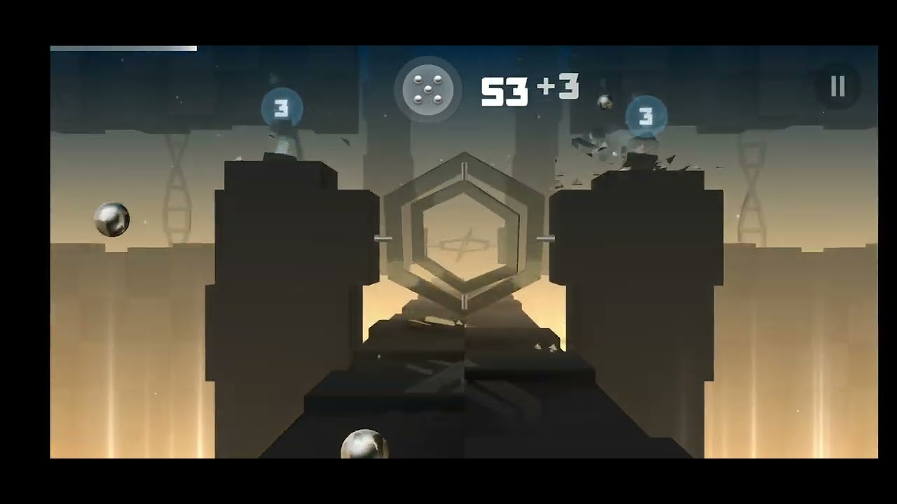 Играю в smash hit frostbite