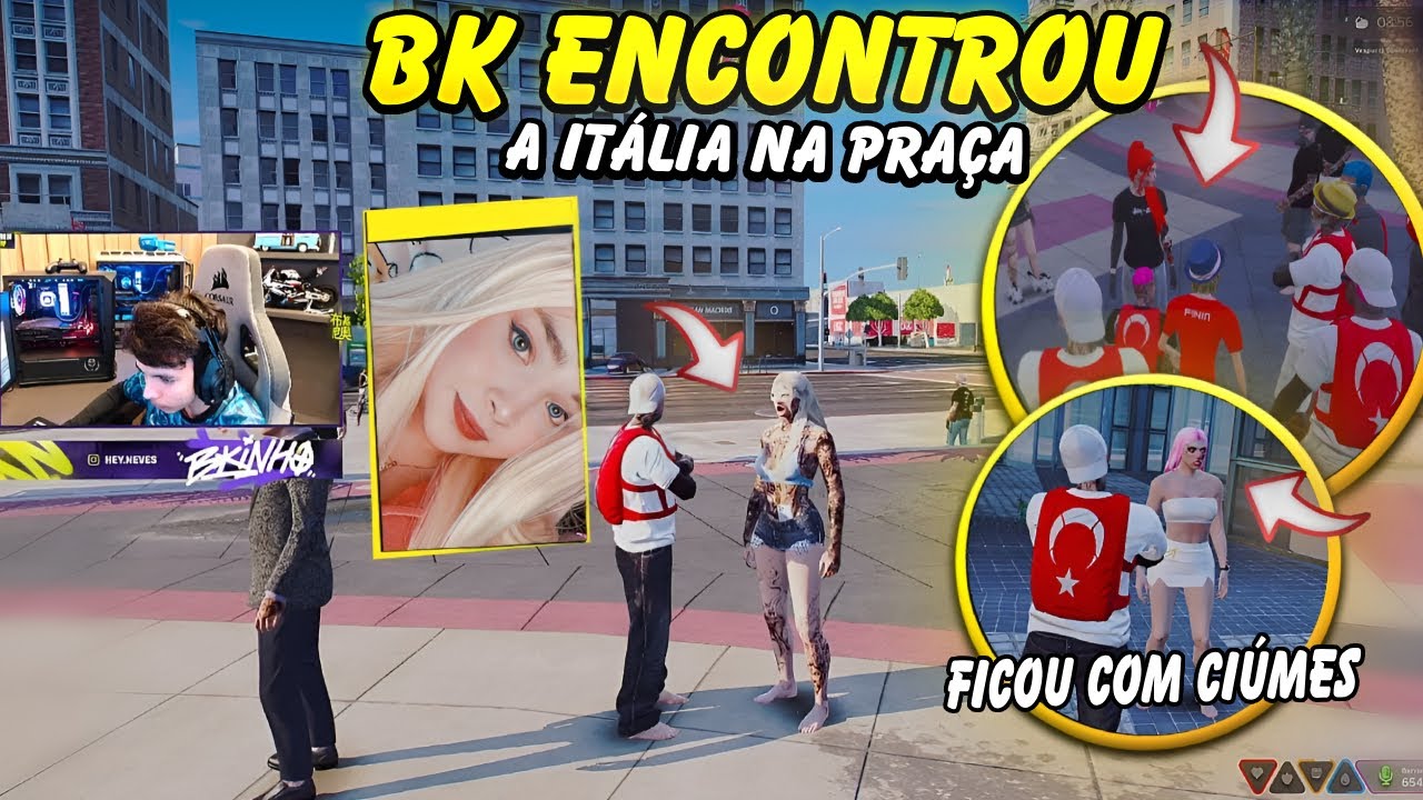 BK E FININ GADANDO AS NOVINHA NA PRA&Ccedil;A | NOVA CRUSH FICOU BOLADA COM O BK  | HYPEANOS