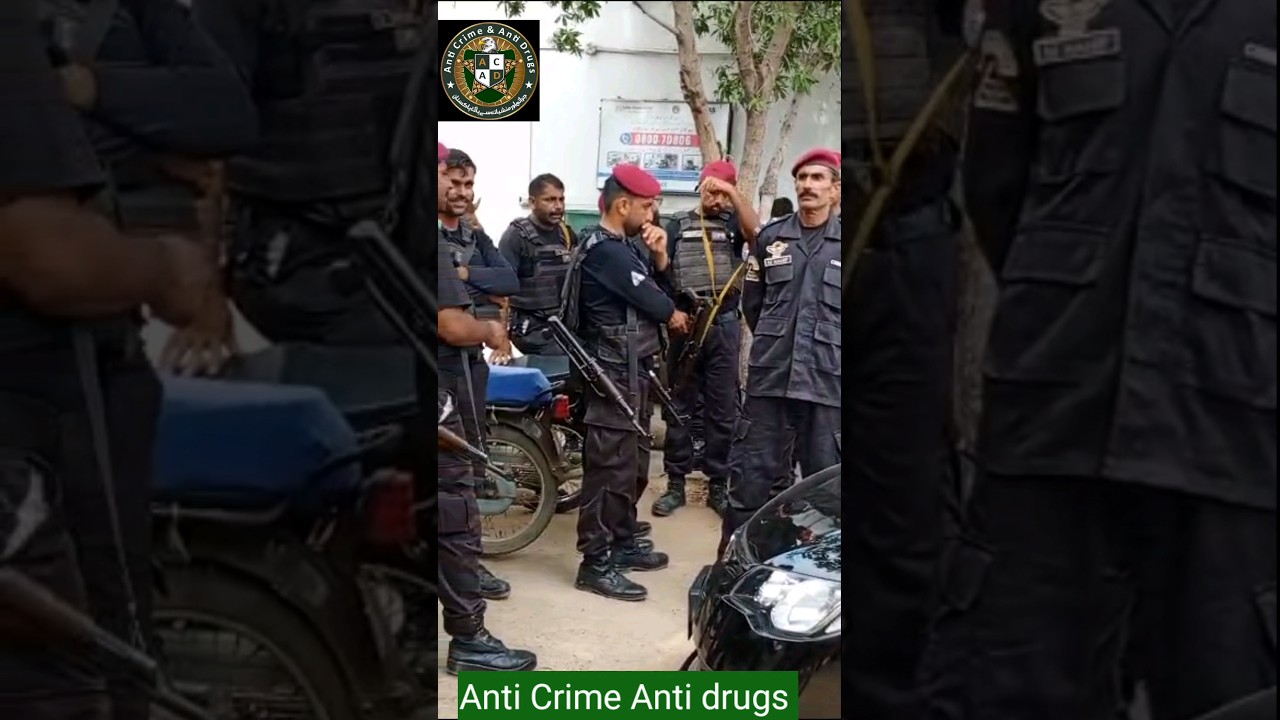 Anti Crime Anti drugs of Pakistan Team 