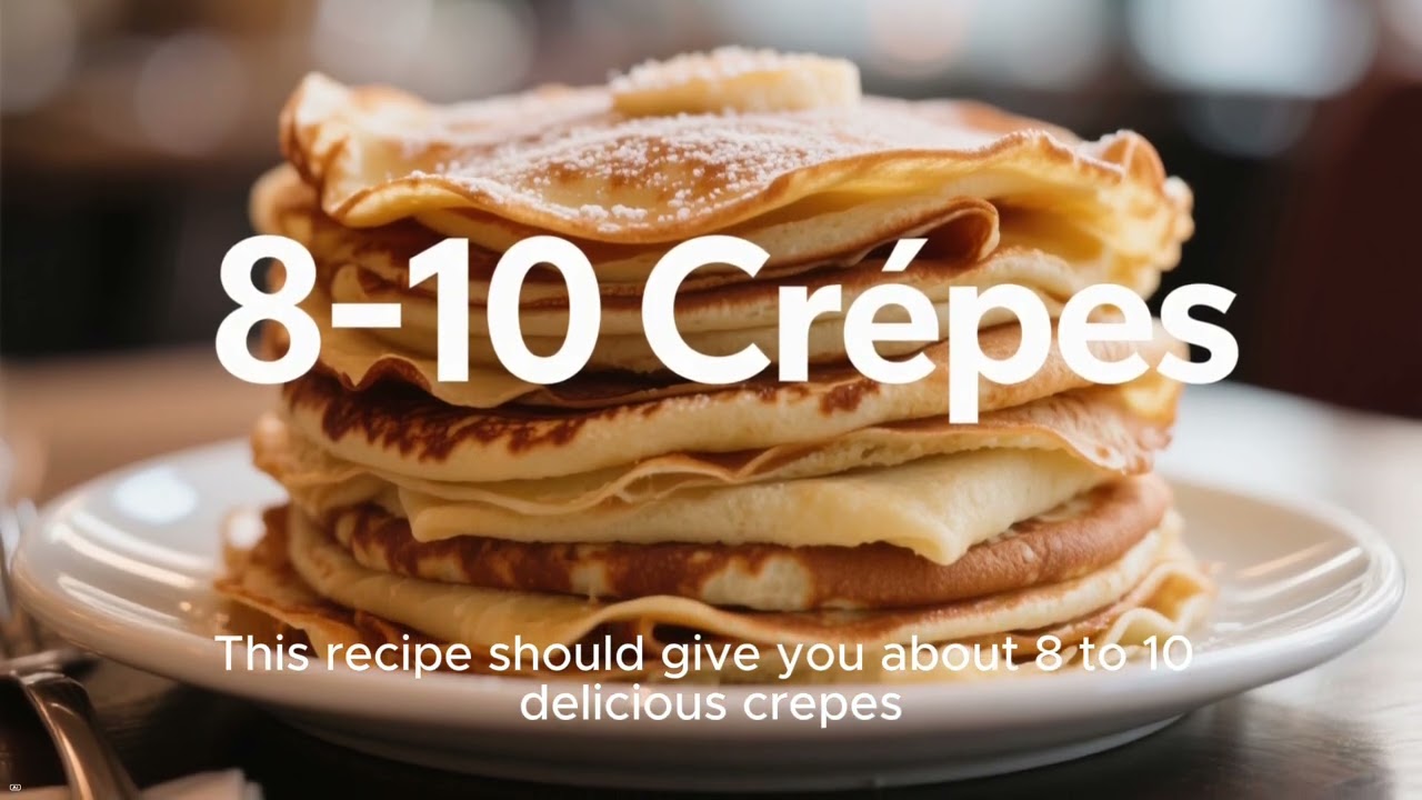 How to Make Sweet Crepes with Nutella | Easy Homemade Dessert Recipe | Perfect Breakfast or Snack