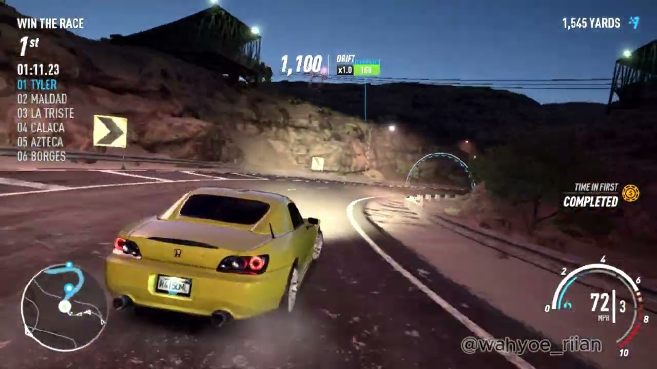 NFS Payback | Chapter 2 : Desert Winds | Tyler : Graveyard Shift | Midnight Run |