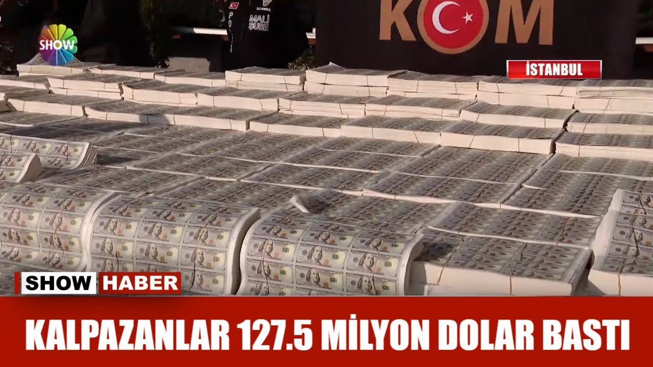 Kalpazanlar 127.5 milyon dolar bastı