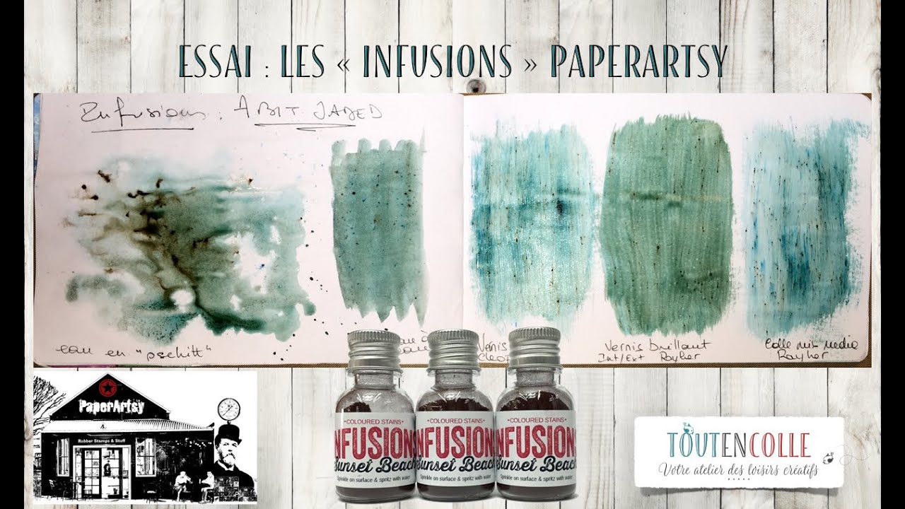 tuto infusion paperartsy