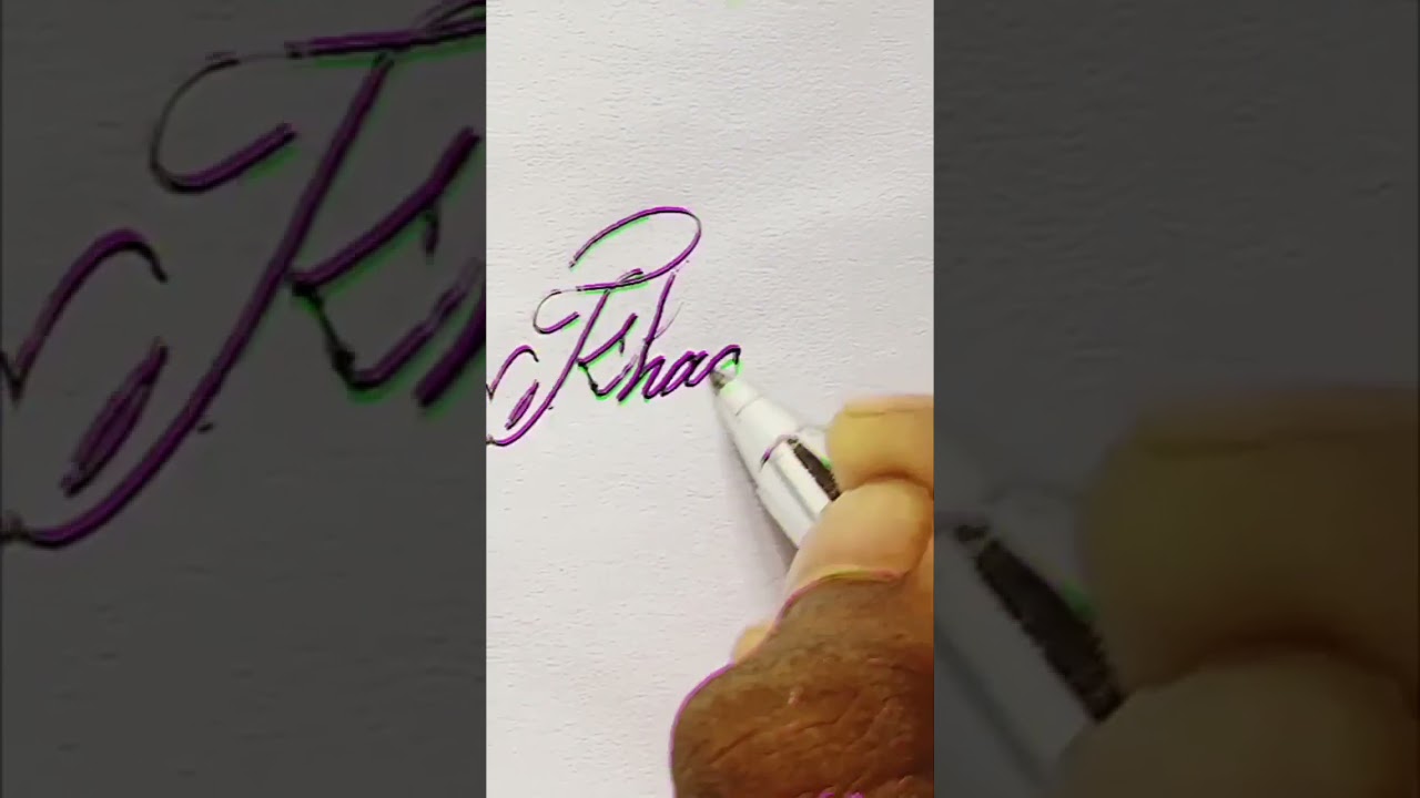signature style of s name।। Khadija name signature #handwritingexpert 🥀🥀🥀