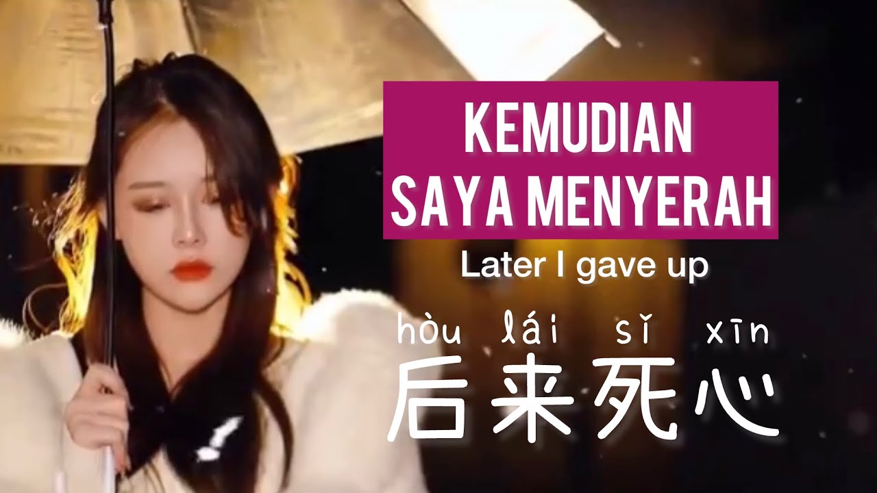 后来死心 - Hou Lai Si Xin - Jiuru • 酒ル - Chinese Song - Lagu Mandarin Subtitle Indonesia - Pinyin
