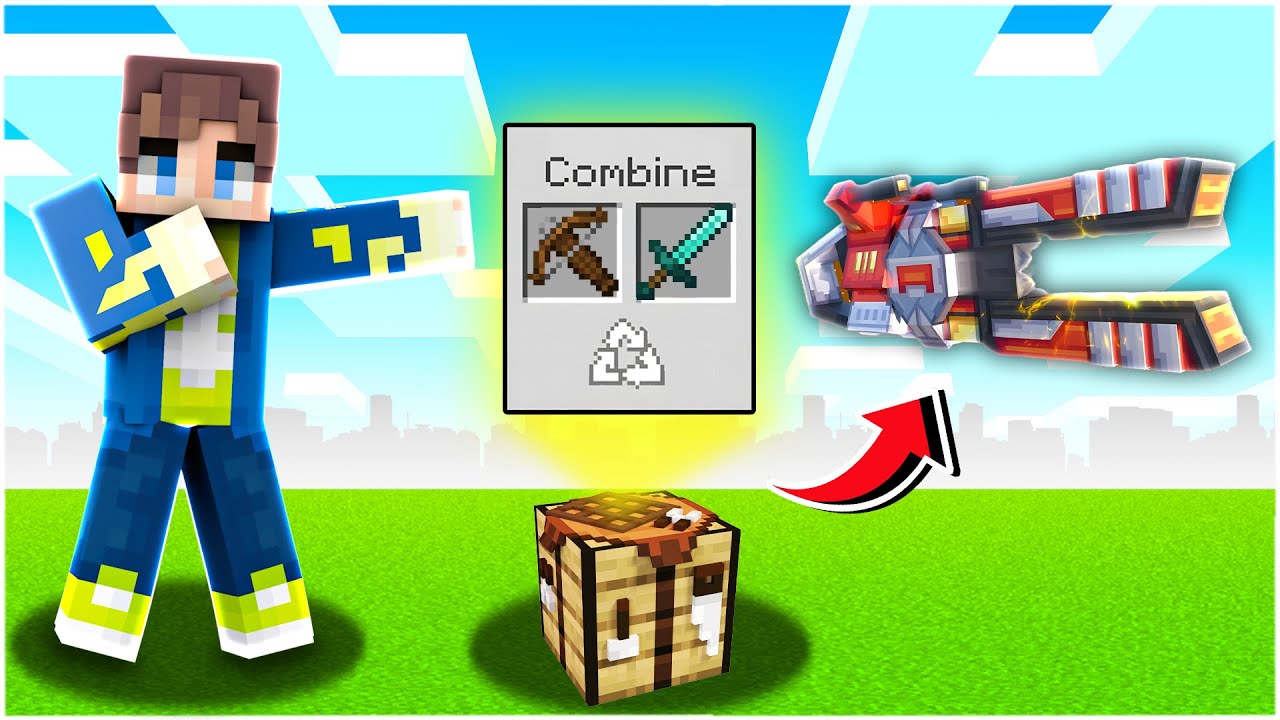 Minecraft But I Can COMBINE ITEMS | Minecraft in Telugu | Maddy Telugu Gamer