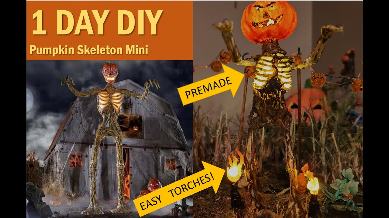 [New] Inferno Pumpkin Skeleton-Inspired Mini 🎃 How I made it EASY and unique!