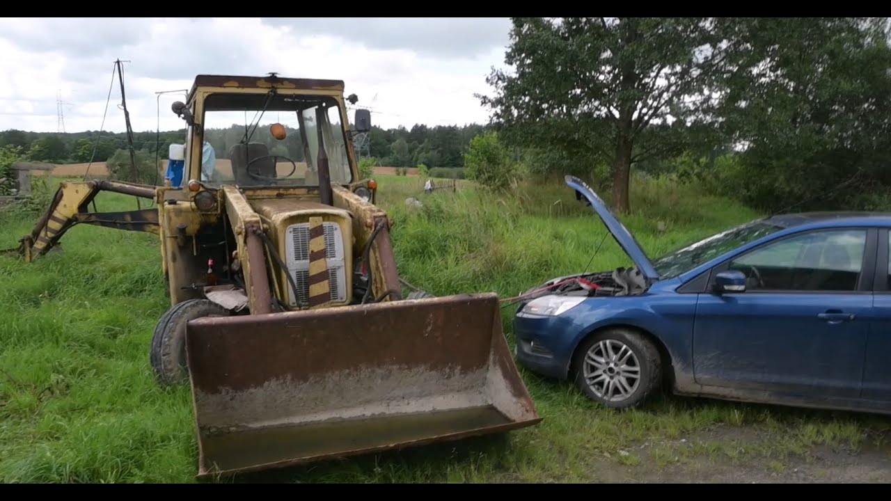 S02O143 | Stara koparka, hamulce jak nowe | Odpowietrzanie hamulców w Ostrówku.