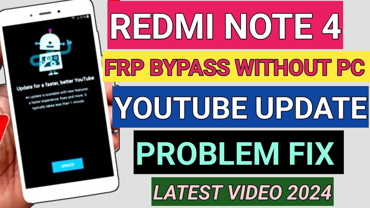 Redmi Note 4 Frp Bypass || Without Pc || Xiaomi Note 4 Google Account Unlock 2024