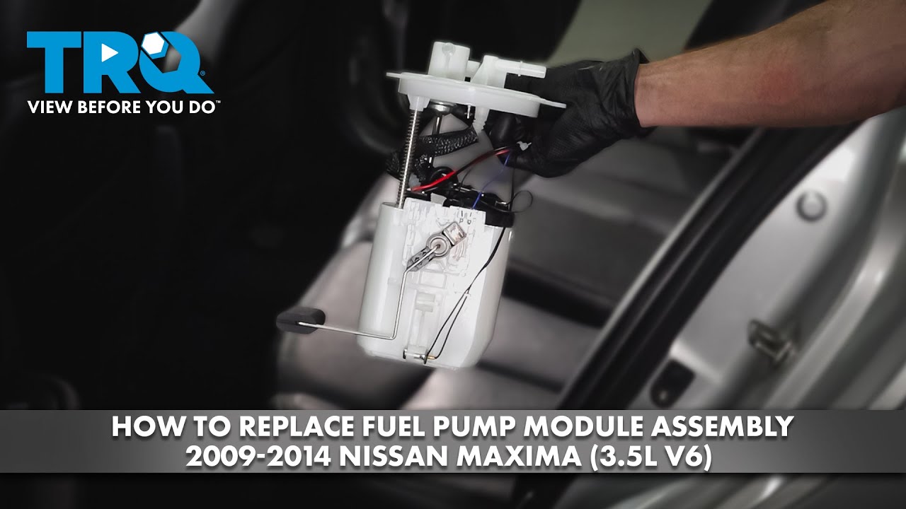 Как заменить модуль топливного насоса в сборе на Nissan Maxima 2009-2014 (3,5 л V6)
