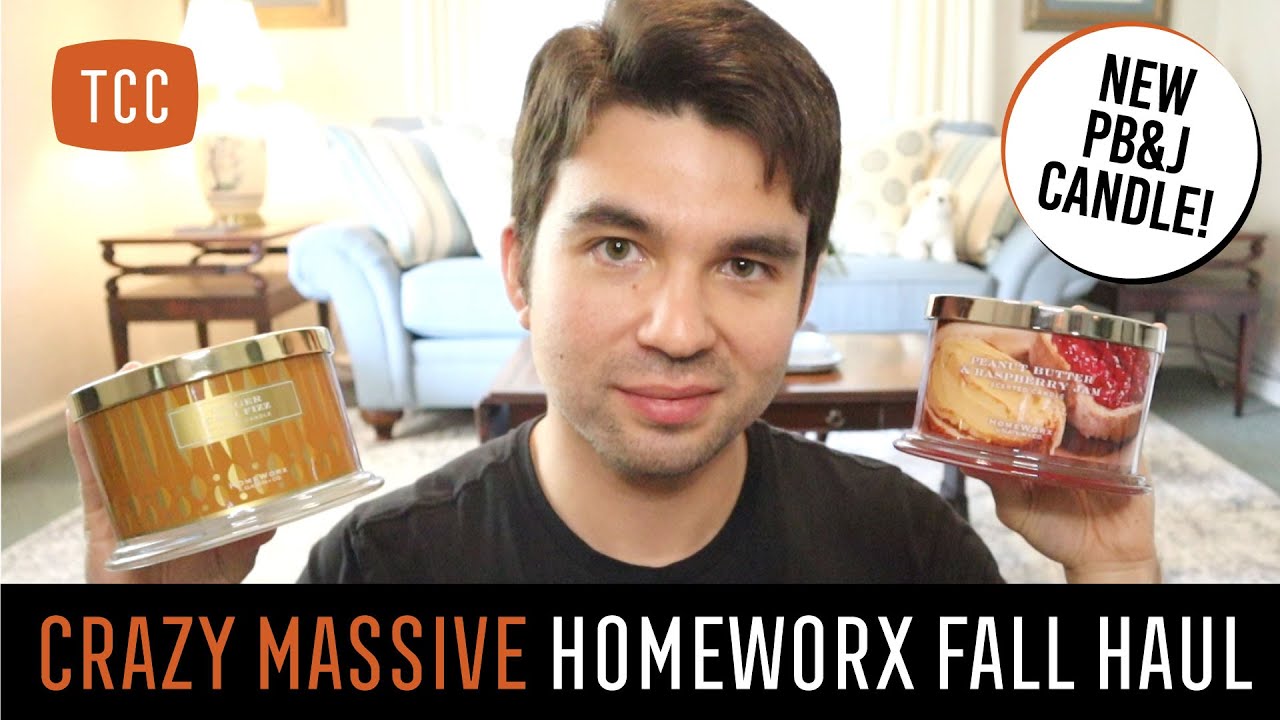 Crazy MASSIVE HomeWorx Fall Candle Haul – Marshall's, HomeGoods, TJ Maxx