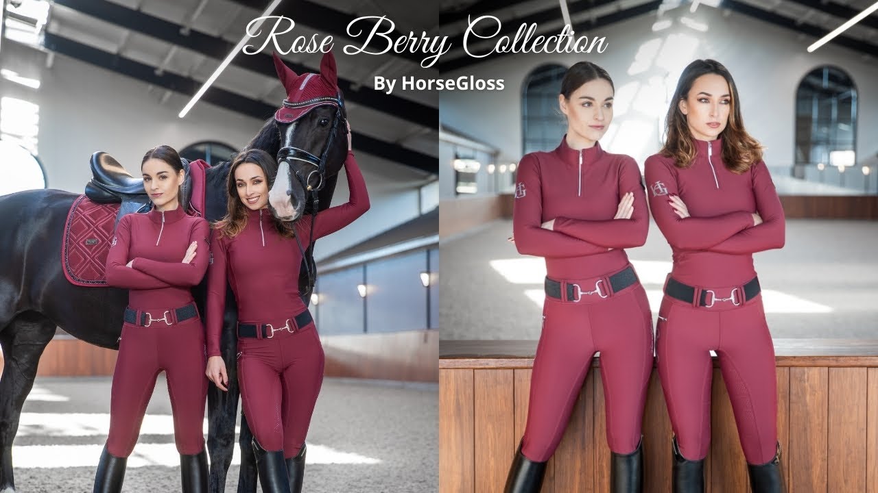 Equestrian Horse Riding Outfit in Rose Berry🌹👸🏻✨ #equestrianoutfit  #dressage #pferd #chevalpassion