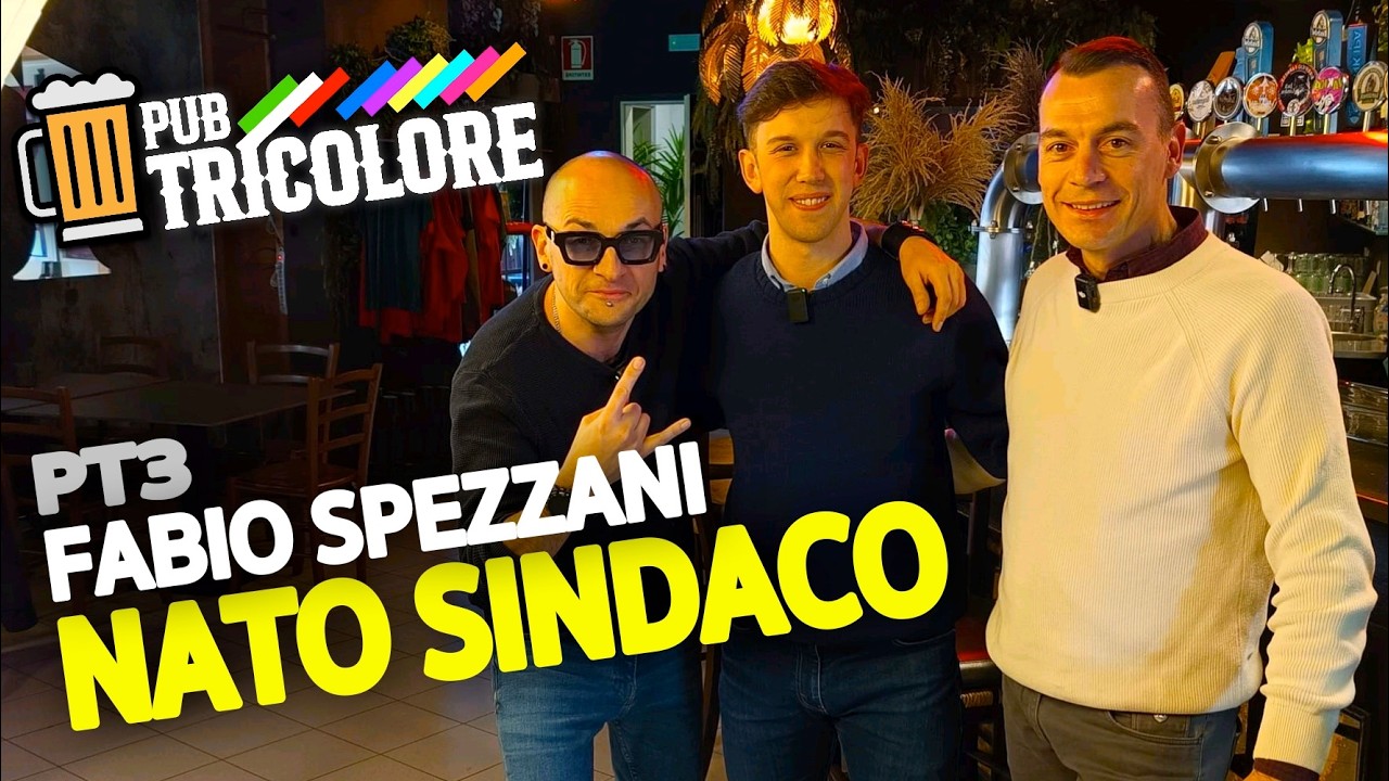 Pub Tricolore PT3 - Il Sindaco Fabio Spezzani...che personaggio ❤️
