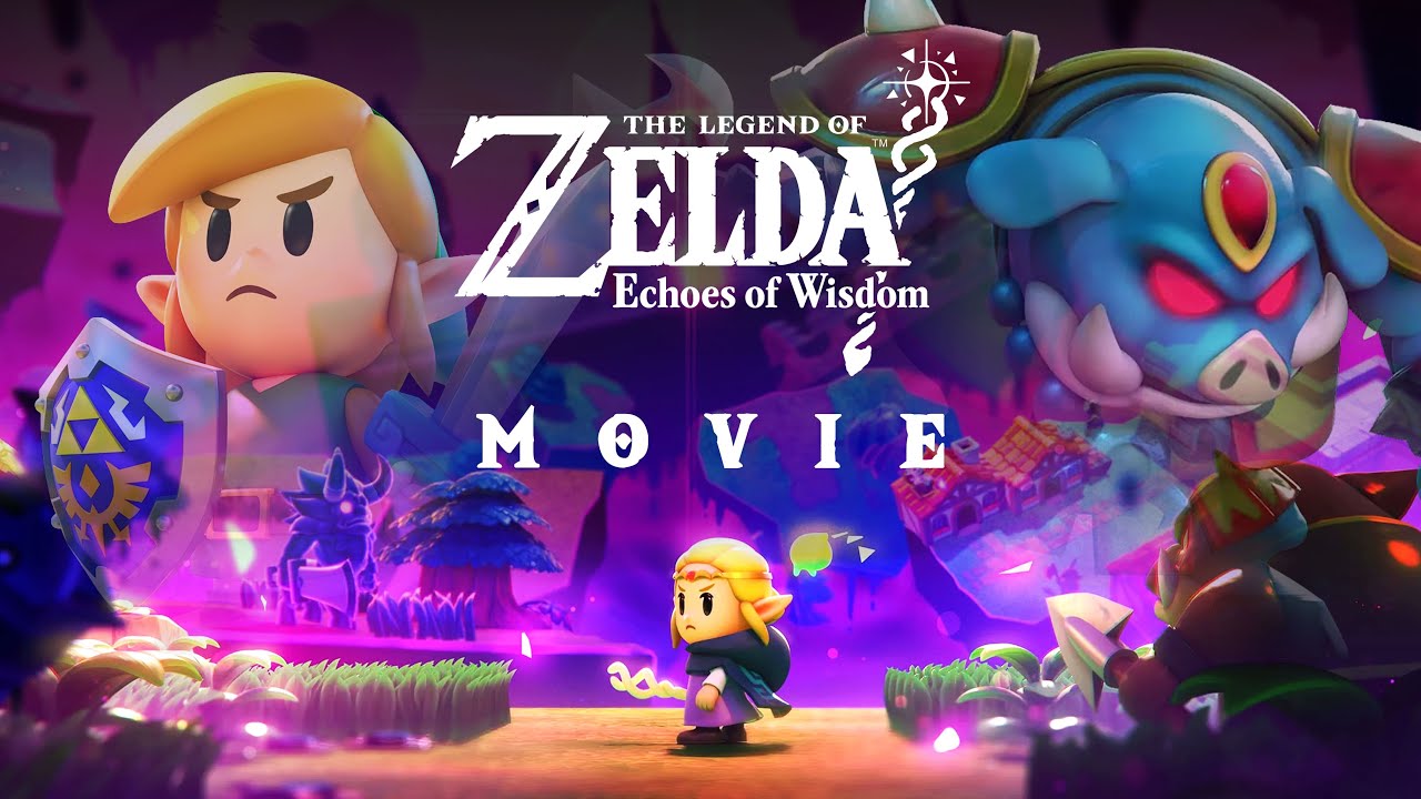 The Legend of Zelda Echoes of Wisdom: The Movie (All Cutscenes Full Story)