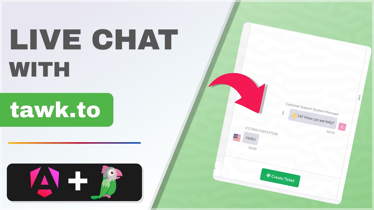 How to Easily Add Live Chat to your Angular Application using tawk.to for Free